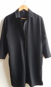 Madewell black shift dress